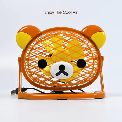 TEDDY BEAR PORTABLE FAN ADJUSTABLE USB FAN SUITABLE FOR HOME , OFFICE , CAR, & MULTI USE FAN LuminAir