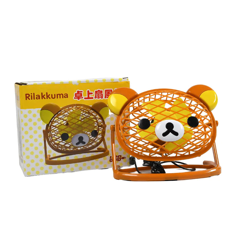 TEDDY BEAR PORTABLE FAN ADJUSTABLE USB FAN SUITABLE FOR HOME , OFFICE , CAR, & MULTI USE FAN LuminAir