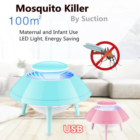 MOSQUITO TRAP KILLER SPACE SHIP DESIGN LAMP FLYING SAUCER MOSQUITO CATCHER SUCTION MACHINE