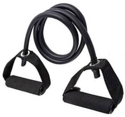 Single Toning Resistance Tube Pull Rope Exercise Band for Stretching,D Shaped Handles Unisex