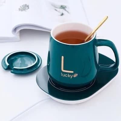 Electric Cup Mug Heater Coaster Tea Coffee Heater Electric Coffee Warmer for Desk with Auto Shut OffWarmer Smart Cup Heater for Coffee, Milk, Tea, Cocoa, Water, Home and Office