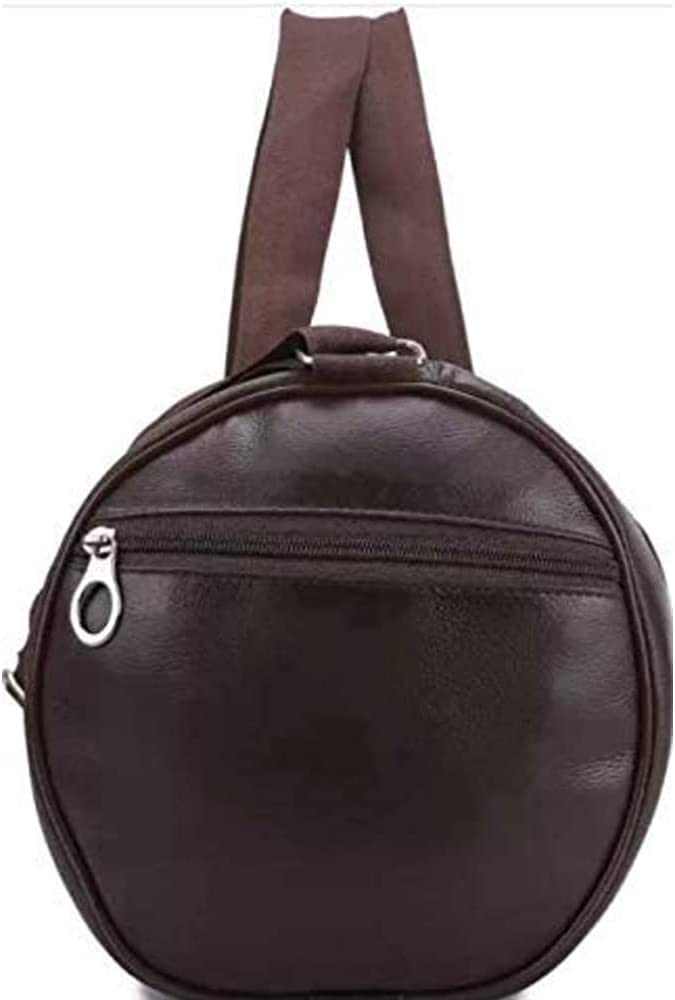 PU-Leather Gym Bag Gym Duffel Bag with Shoulder Strap for Men & Women