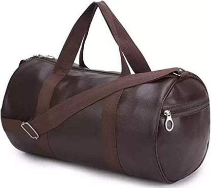 PU-Leather Gym Bag Gym Duffel Bag with Shoulder Strap for Men & Women