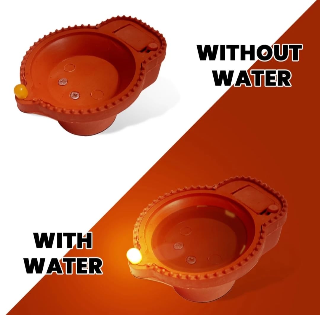 Trend LED Light Water Sensor Diyas Plastic with, Ambient Lights,