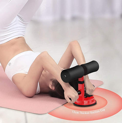 Sit Up Bar Portable Adjustable Sit-ups Assistant Device Self-Suction Sit-up Floor Bar Unisex