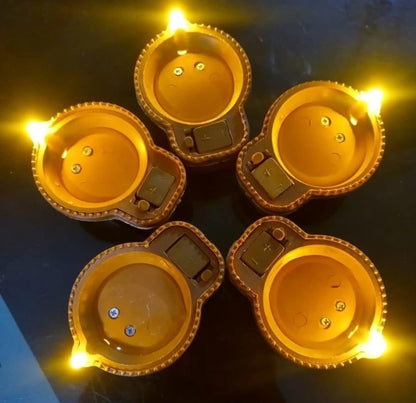 Trend LED Light Water Sensor Diyas Plastic with, Ambient Lights,