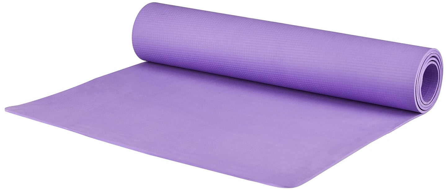 4mm Anti-Skid Lightweight with perfect grip LDPE + EVA Yoga Mat  6cm (multicolor)