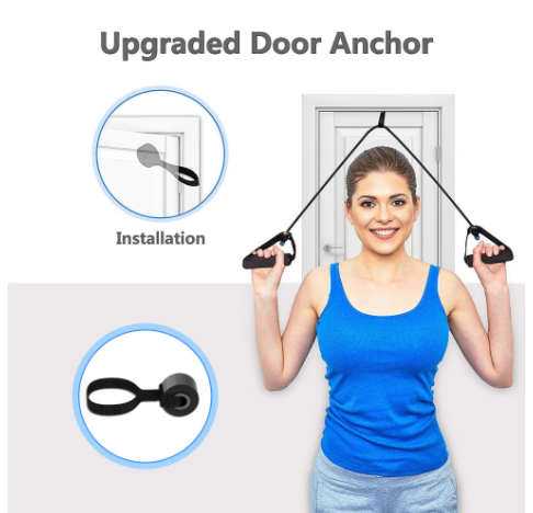 New Fitness Resistance Bands With Adjustable Hook (11Pcs/Set) First quality Material With oneyear Warranty