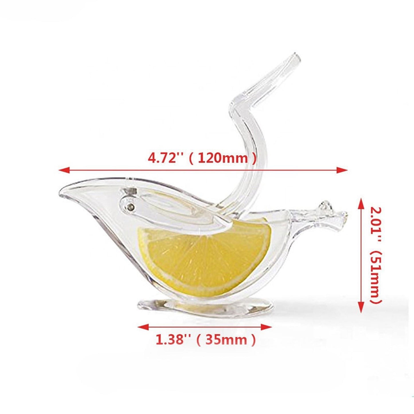 Portable Transparent Fruit Juicer Stylish