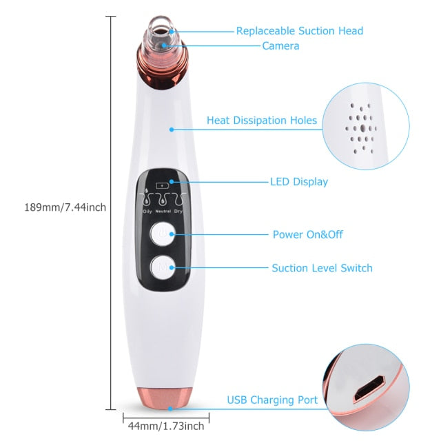 WiFi Blackhead Remover With Built-In Wireless Camera