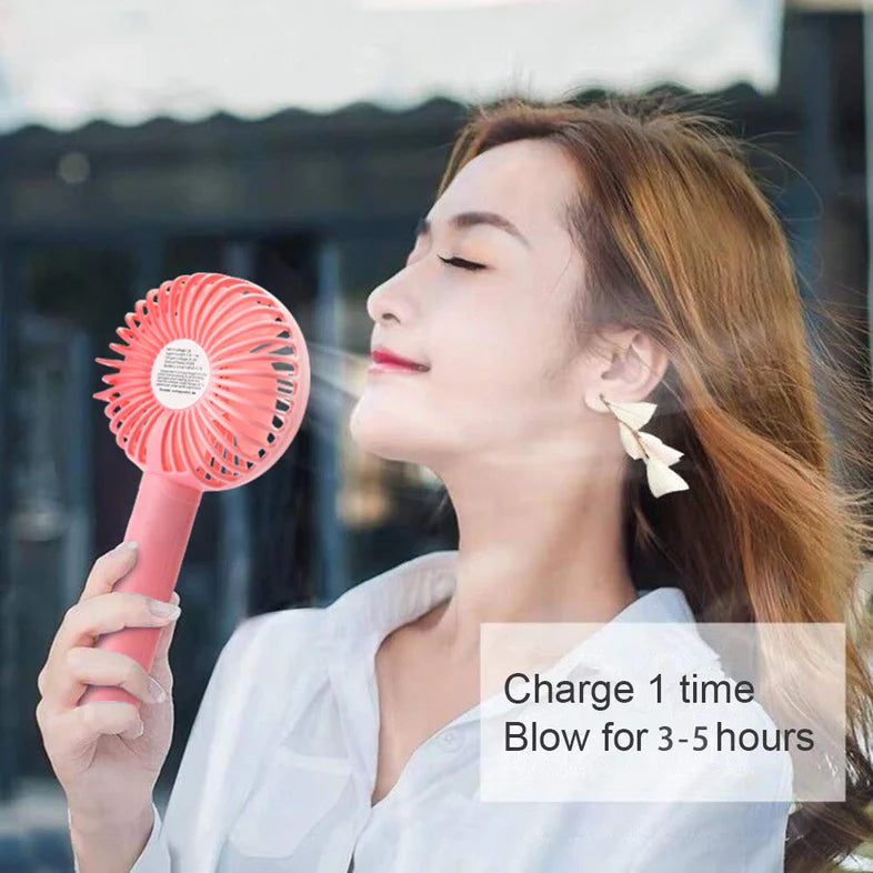 LuminAir  PORTABLE CLASSIC HAND FAN TABLE FAN 3 STEP SPEED SETTING FAN PERSONAL DESK FAN SUITABLE FOR OFFICE , SCHOOL & HOME USE