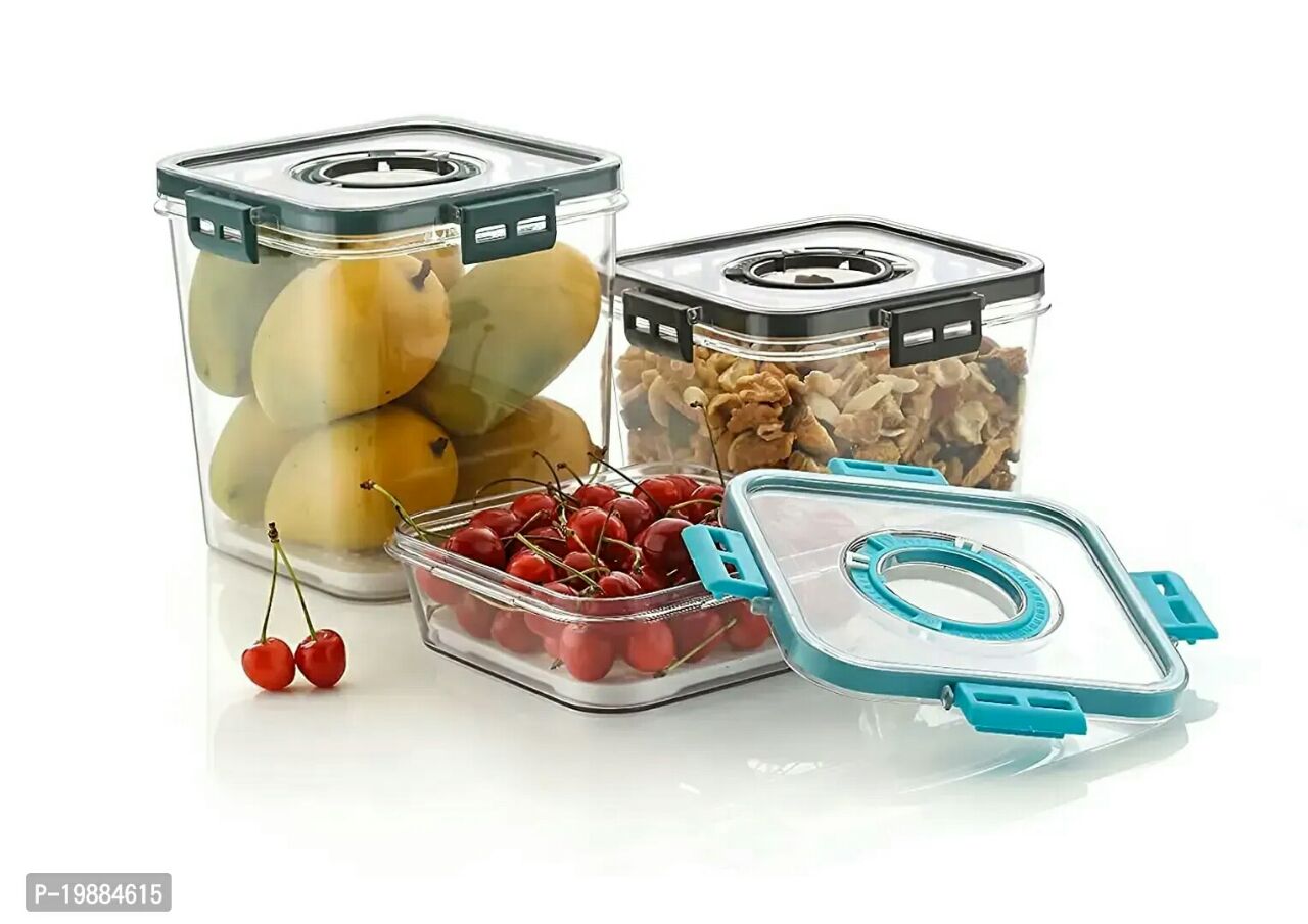 Air Tight Container For Kitchen Storage Set Pack Of 3