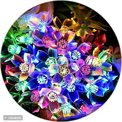 16 LED Flower Fairy String Lights For Home Decor, 4 Meter (RGB)