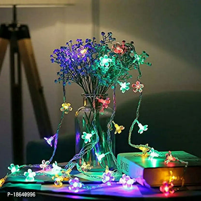 16 LED Flower Fairy String Lights For Home Decor, 4 Meter (RGB)