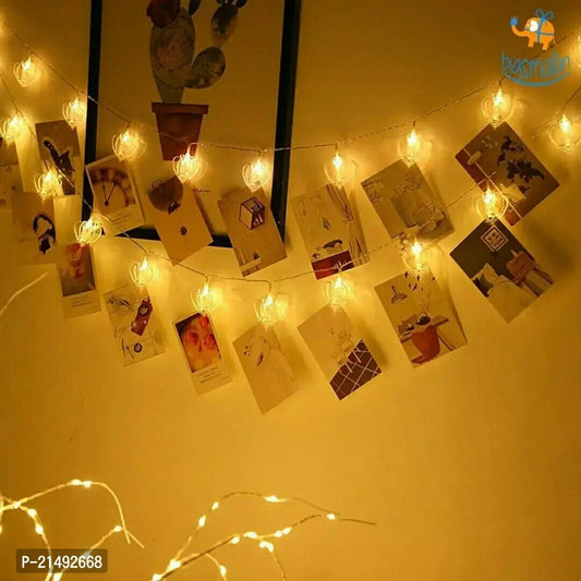 Trending LED Heart Shape Clip Lights for Decoration