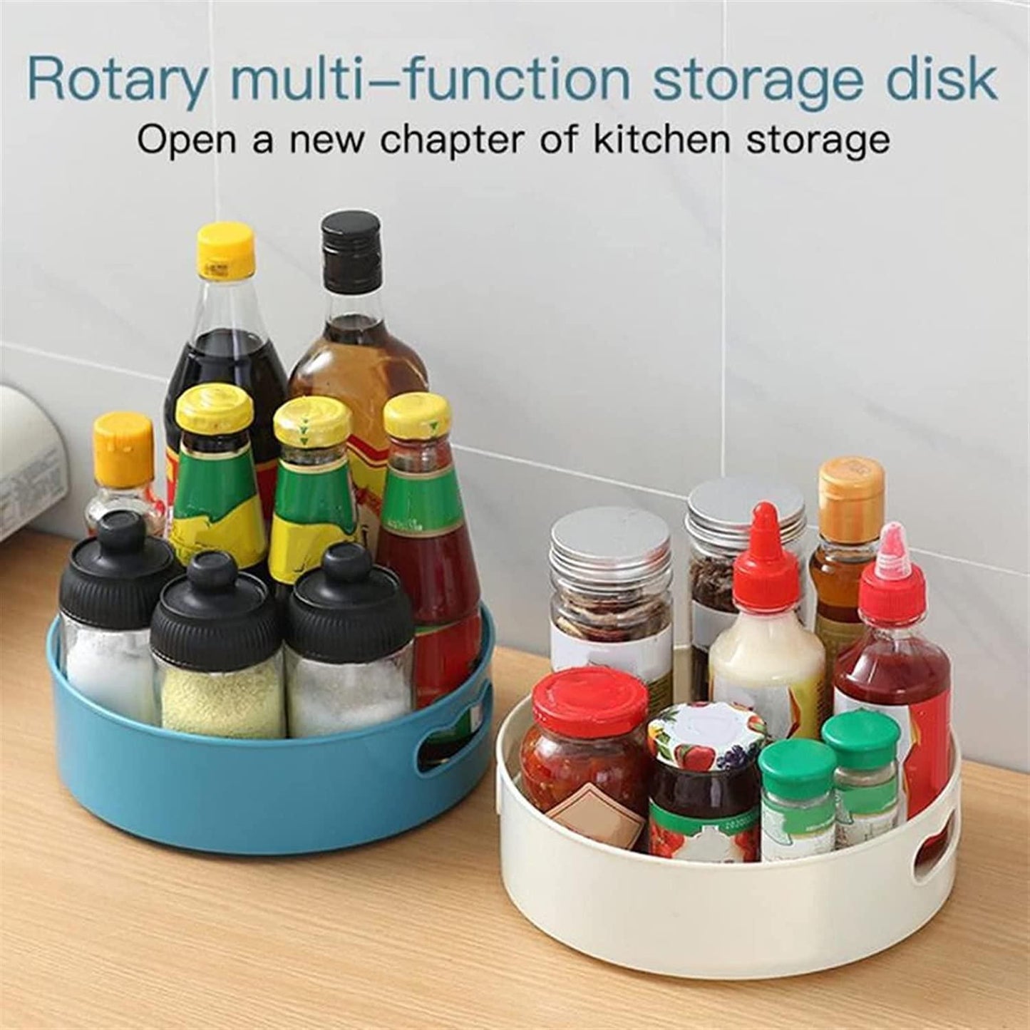 360 Rotating Organizer Multi- Function Tray